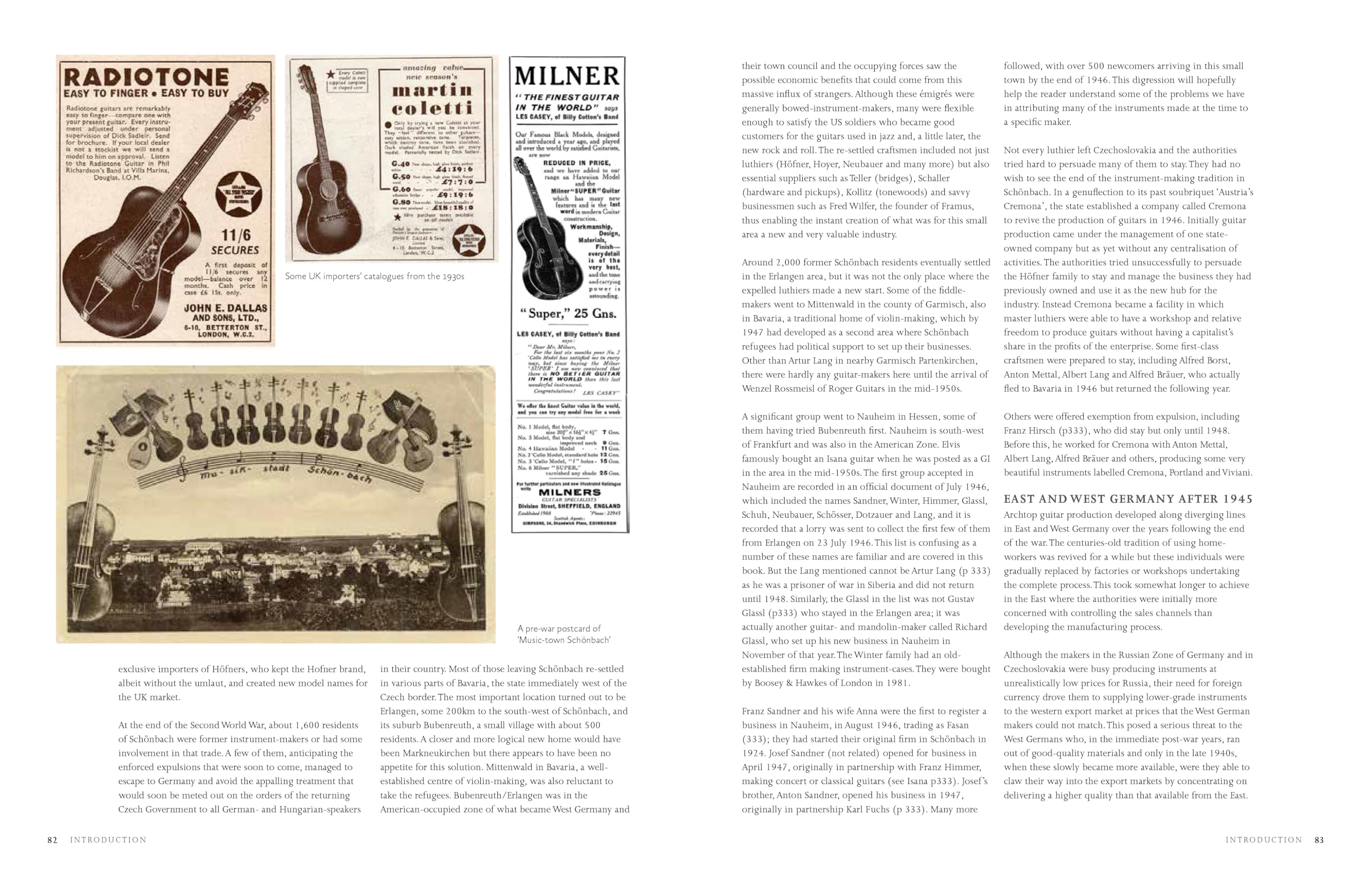 German Jazz Guitars: The Archtop Guitar in Post War Central Europe. In Association with the Bate Collection, University of Oxford. Original English language Edition.