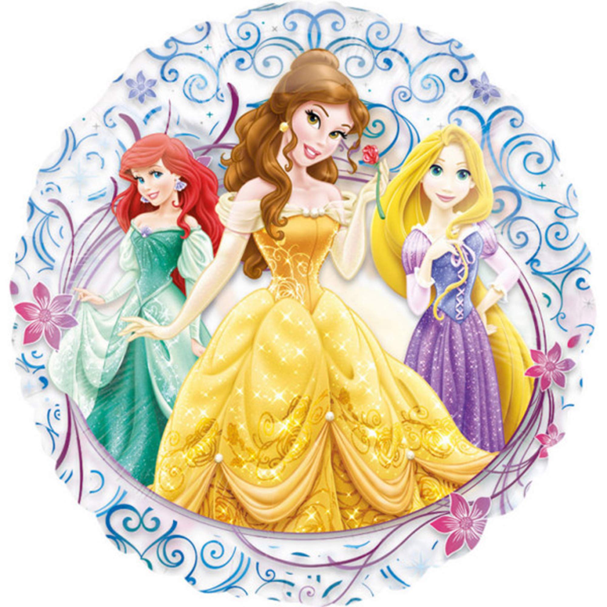Ballon XL Aluminium Transparent Disney Princesses - 66 cm