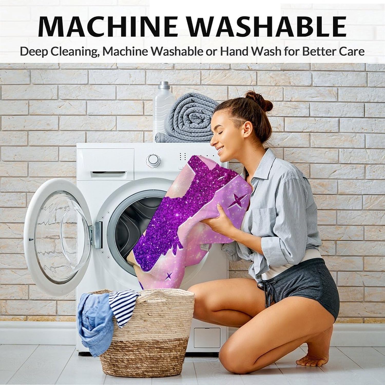 Custom Cheer Blanket Gifts for Girls- 50x60 Inches Cute Throw Blanket for Women Kids Teens- Personalized Aesthetic Pink Soft Blankets for Couch Sofa Bed