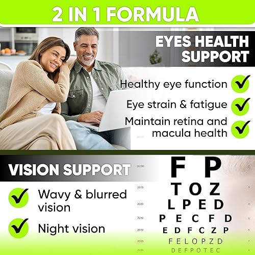 Miniatura 2 de NutraPro Apoyo para la salud ocular y la visión suplementos oculares para adultos con vitaminas oculares de luteína para la salud macular, visión