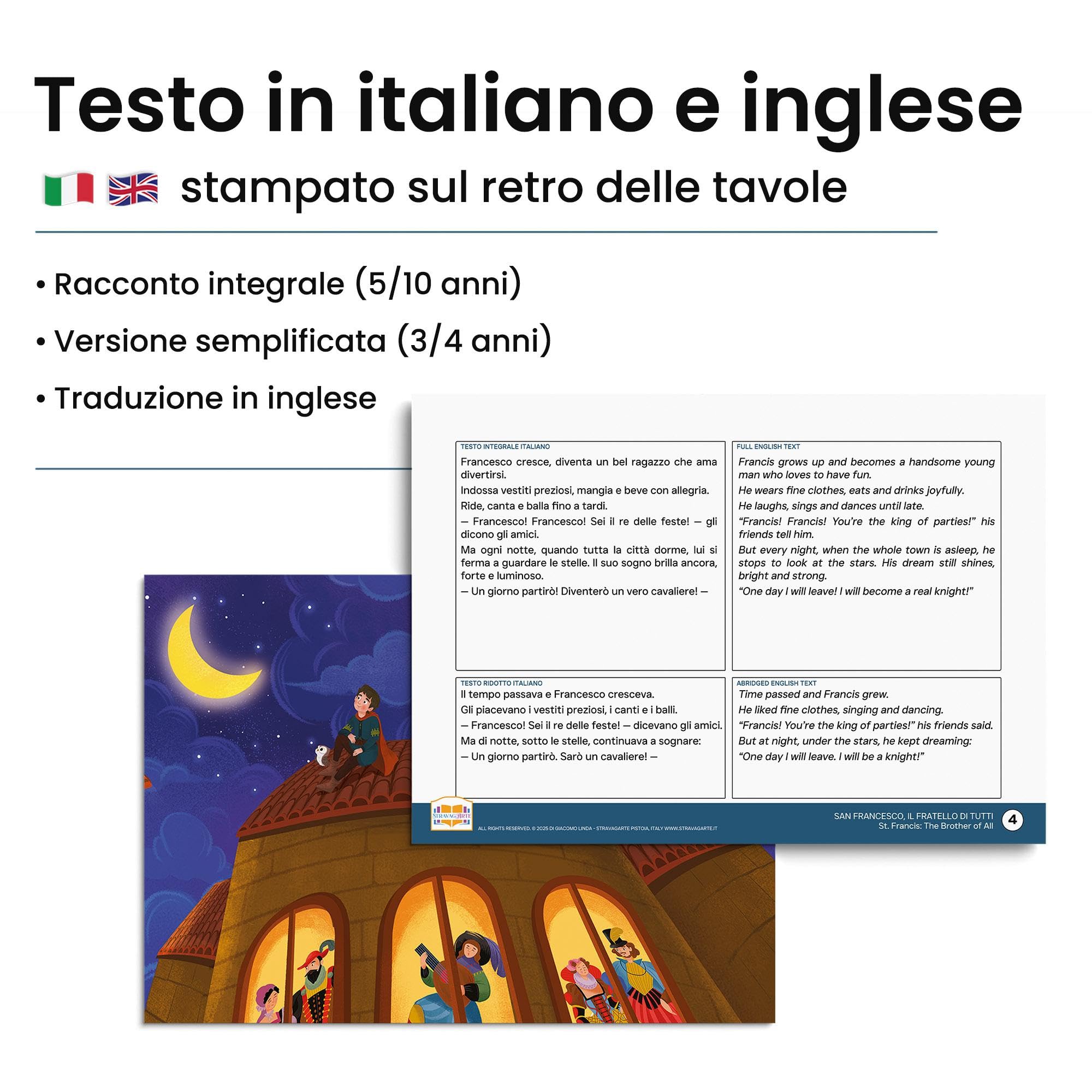 San Francesco, il fratello di tutti. Racconto della vita ispirato alle fonti francescane. Storia kamishibai. Ediz. italiana e inglese. Con burattini. Con flashcards. Con materiali educativi stampa...