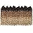 8 Packs Curly Crochet Hair GoGo Curl Crochet hair for Black Women Deep Wave Braiding hair,Synthetic Bohemian Crochet Braid Water Wave Crochet hair Extensions (1B/27/613, 18inch)