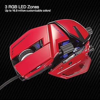 Mad Catz R.A.T. 8+ ADV Fully Adjustable Wired Gaming Mouse - Metal