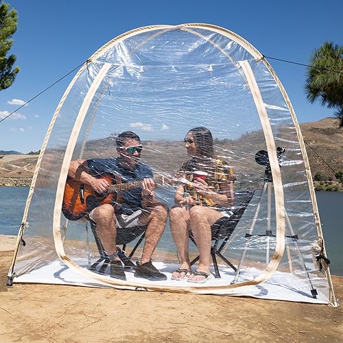 Vista 34 de Alvantor Tienda de campaña desplegable de burbujas – Tienda de campaña de iglú instantánea de 12 x 12 pies – Casa de pantalla para 8 – 10 personas