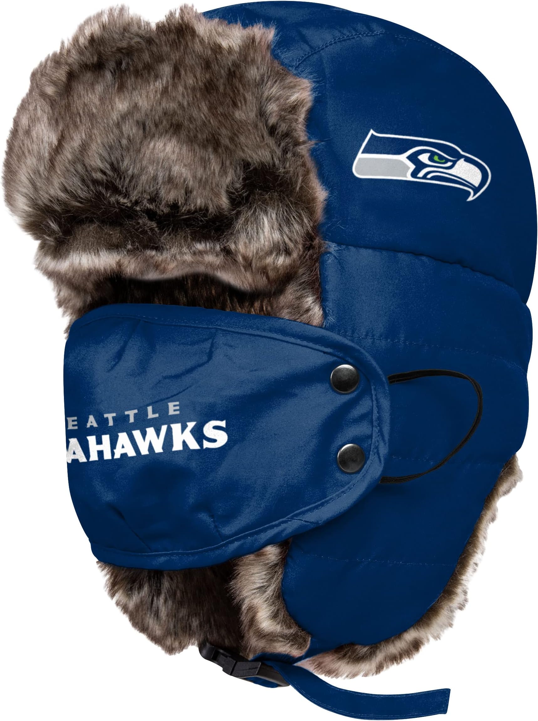NFL Team Winter Big Logo Trapper Hat W Face Cover