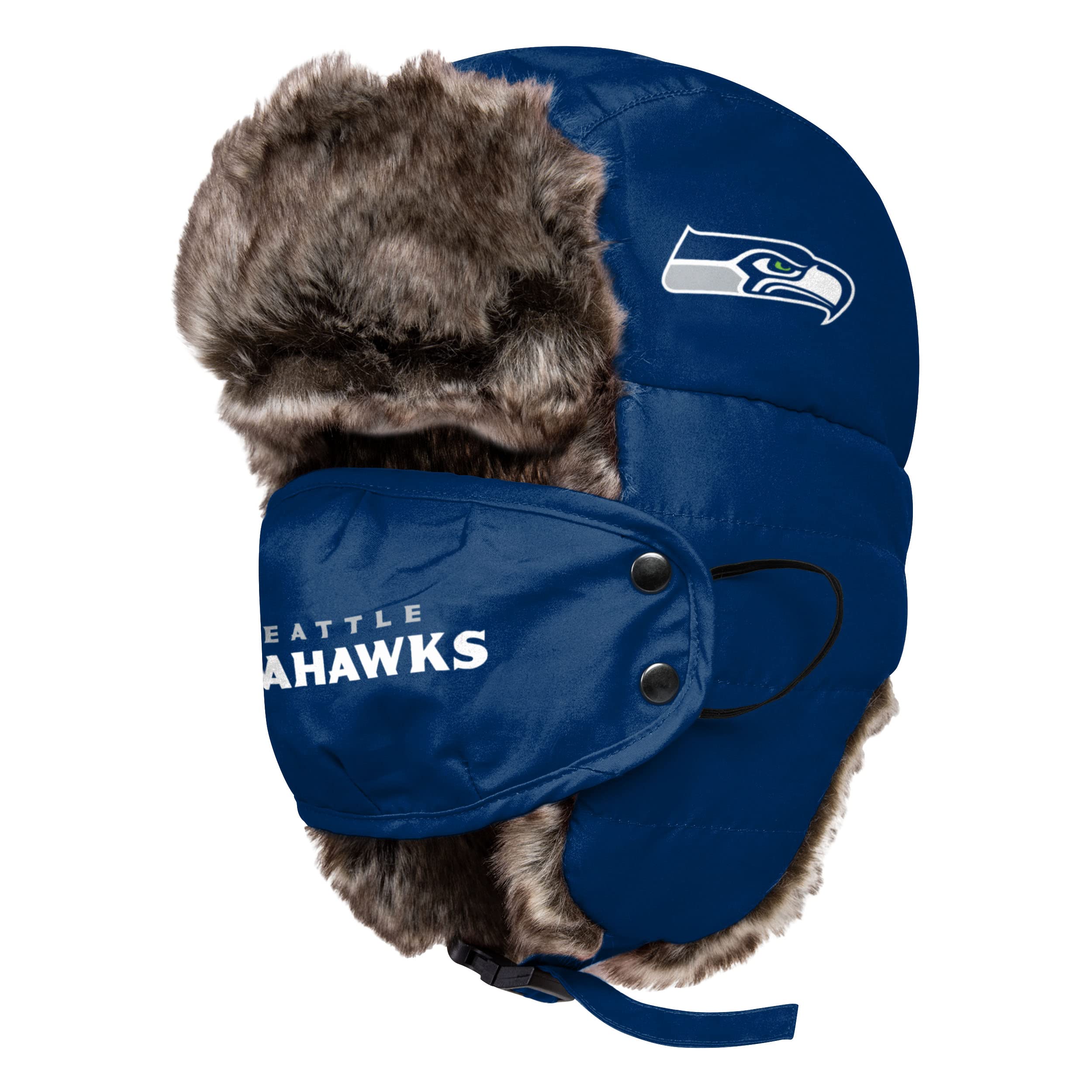 NFL Team Winter Big Logo Trapper Hat W Face Cover