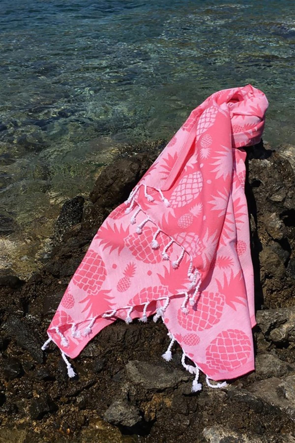Denizli Concept 003 Ananas Peştemal, Pembe