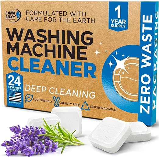 Washing Machine Cleaner Tablets 24 Pack Deep Washer