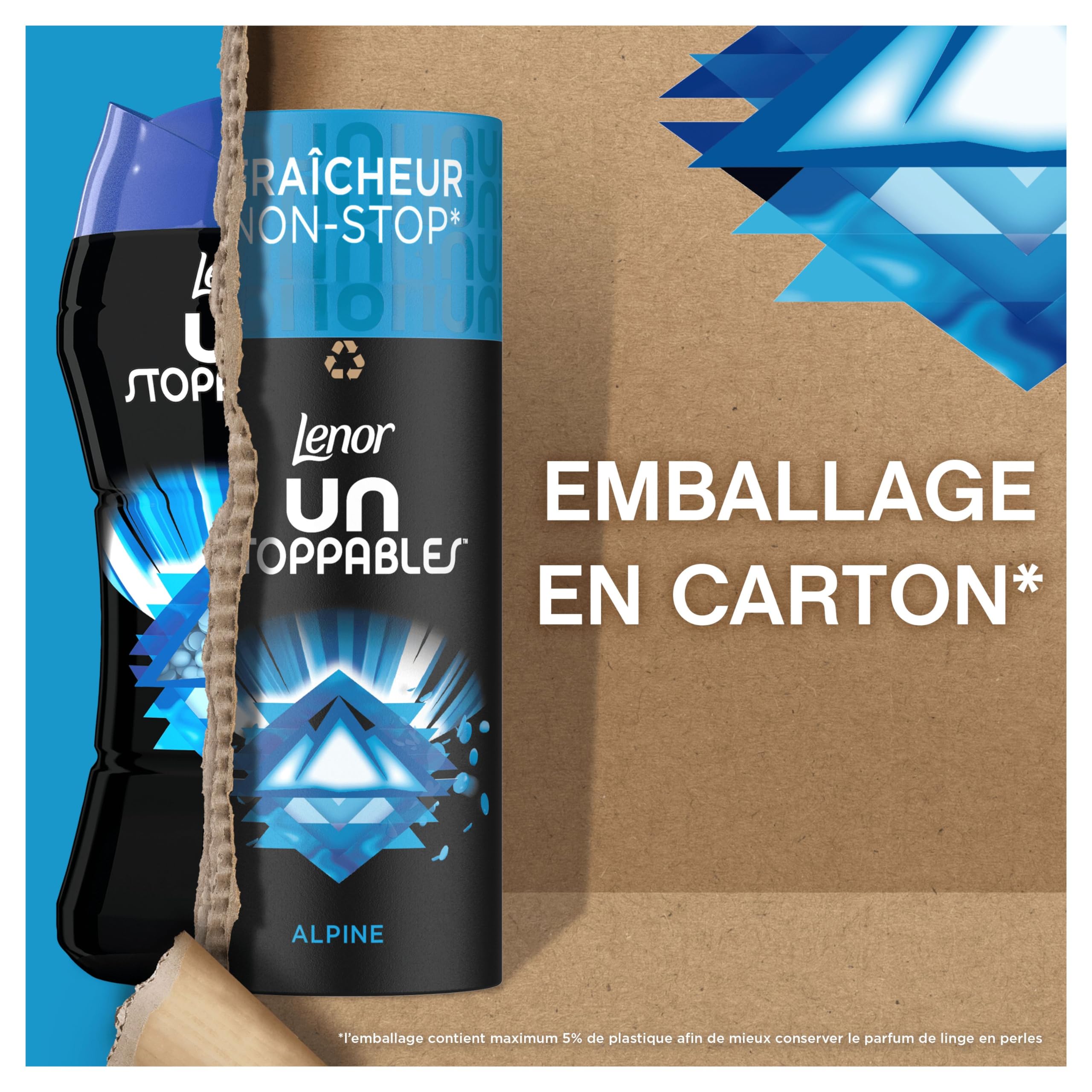 Lenor Unstoppables Wäscheparfüm aus Perlen, Alpine, 235 g, bis zu 12 Wochen kontinuierliche Frische im Schrank – 6 Stück