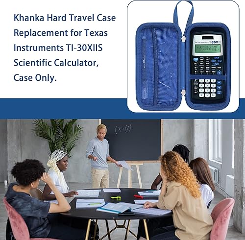 Vista 30 de khanka Funda de transporte para calculadora científica Texas Instruments TI-30Xa/TI BA II Plus/TI-30XIIS /TI-30XS MultiView/TI-36X Pro Engineering