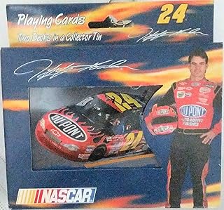The U.S. Playing Card Co. Jeff Gordon Playing Cards in a Tin with 2 Decks