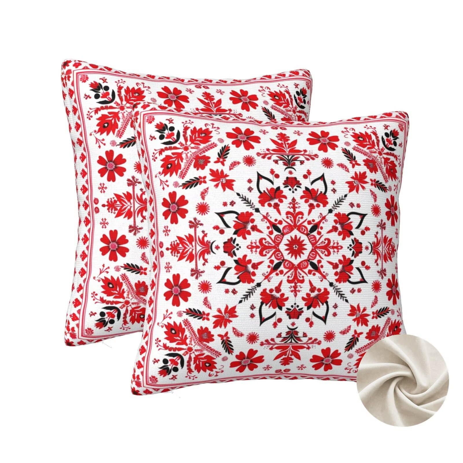 Housse de coussin 60x60 douce pour raviver un canapé usé lot de 2