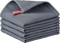 Vista 124 de Nialnant Paquete de 6 toallas de mano de cocina, grandes toallas de té de cocina 100% algodón, paños de cocina para secar platos 13x28 pulgadas