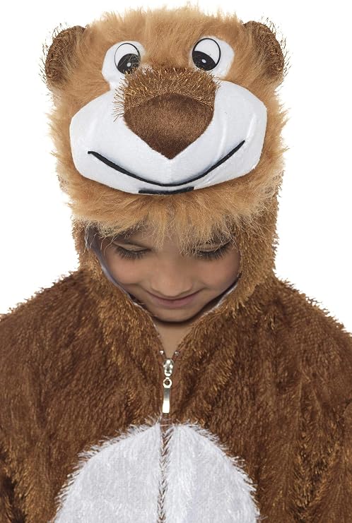 Smiffy's Unisex-child Lion Costume with Hood Medium 7-9