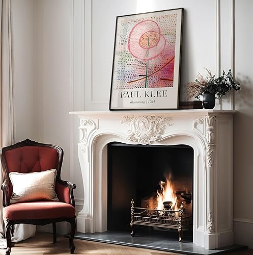 Miniatura 4 de Poster Master Póster vintage de Paul Klee Impresión retro floreciente Arte de flores rosas Arte abstracto Regalo para hombres y mujeres