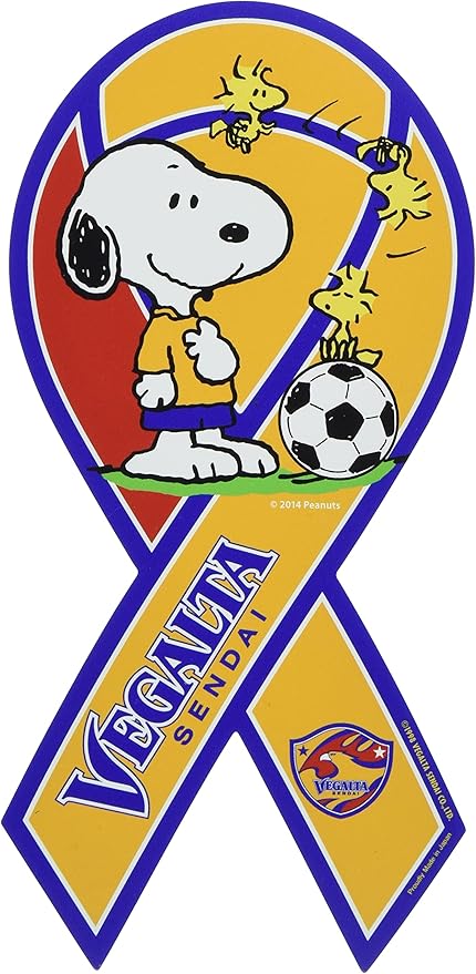 Amazon Co Jp リボンマグネット スヌーピーコラボ ベガルタ仙台 スポーツ アウトドア