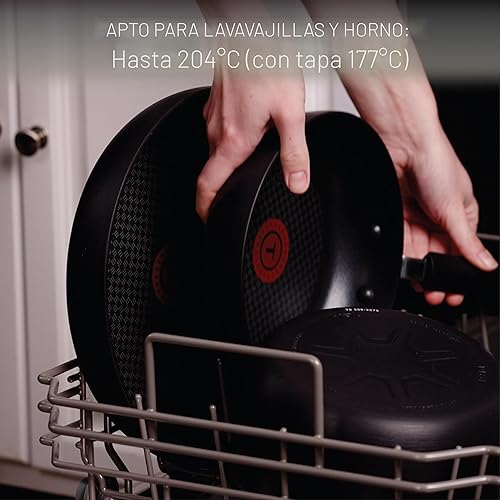 Miniatura 8 de T-fal - Utensilios de cocina HA Titanium Antiadherente Negro