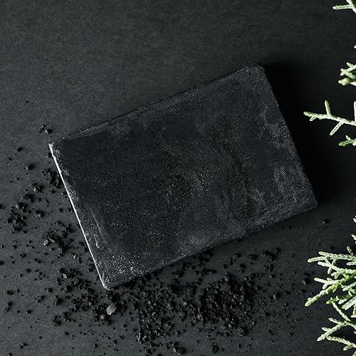 Miniatura 8 de Jabón limpiador de carbón orgánico de Schizandu, desintoxicación orgánica de la piel a base de hierbas con carbón activado, 4 onzas, barra de