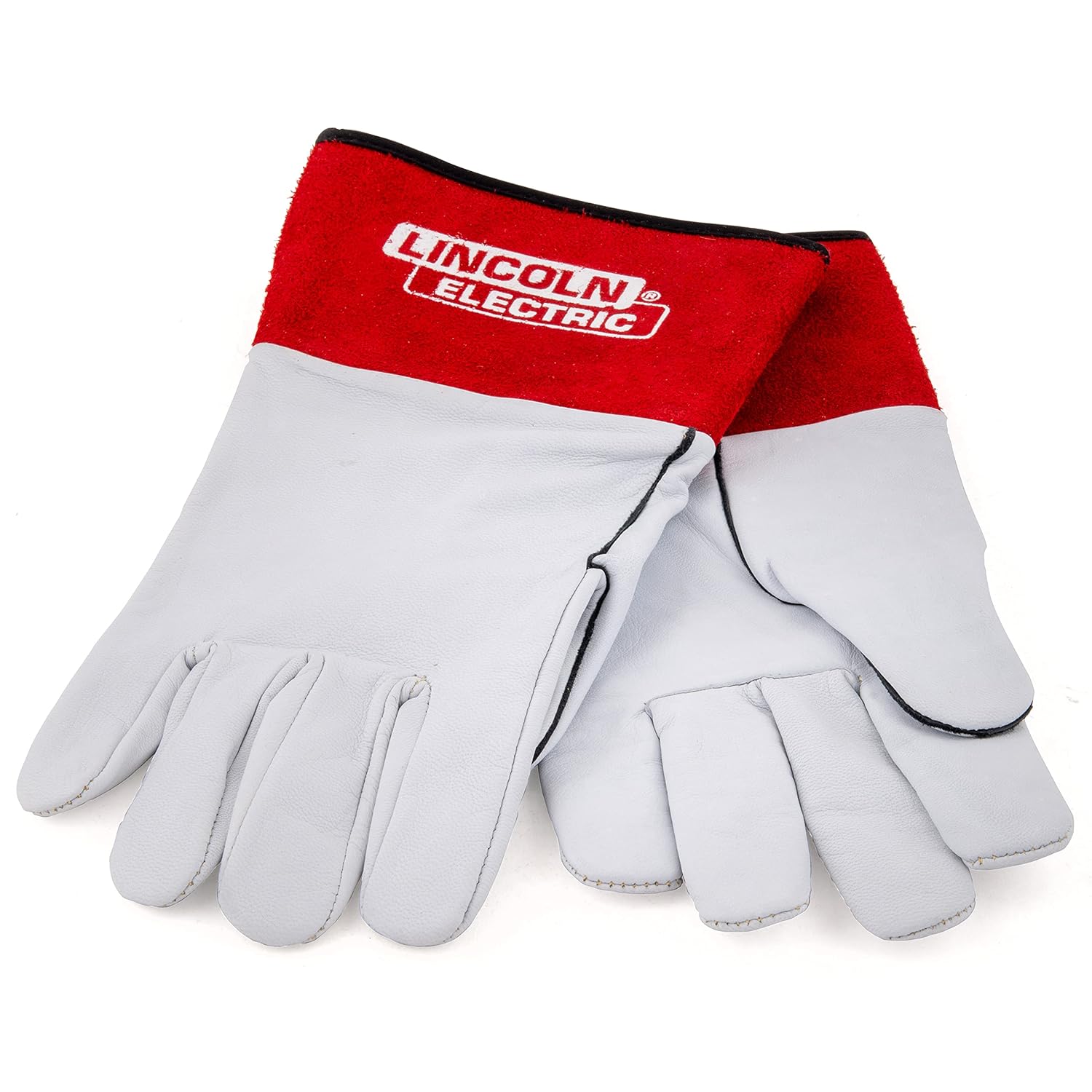 Lincoln Electric Goatskin and Split Cowhide Leather TIG Welding Glove - Large
