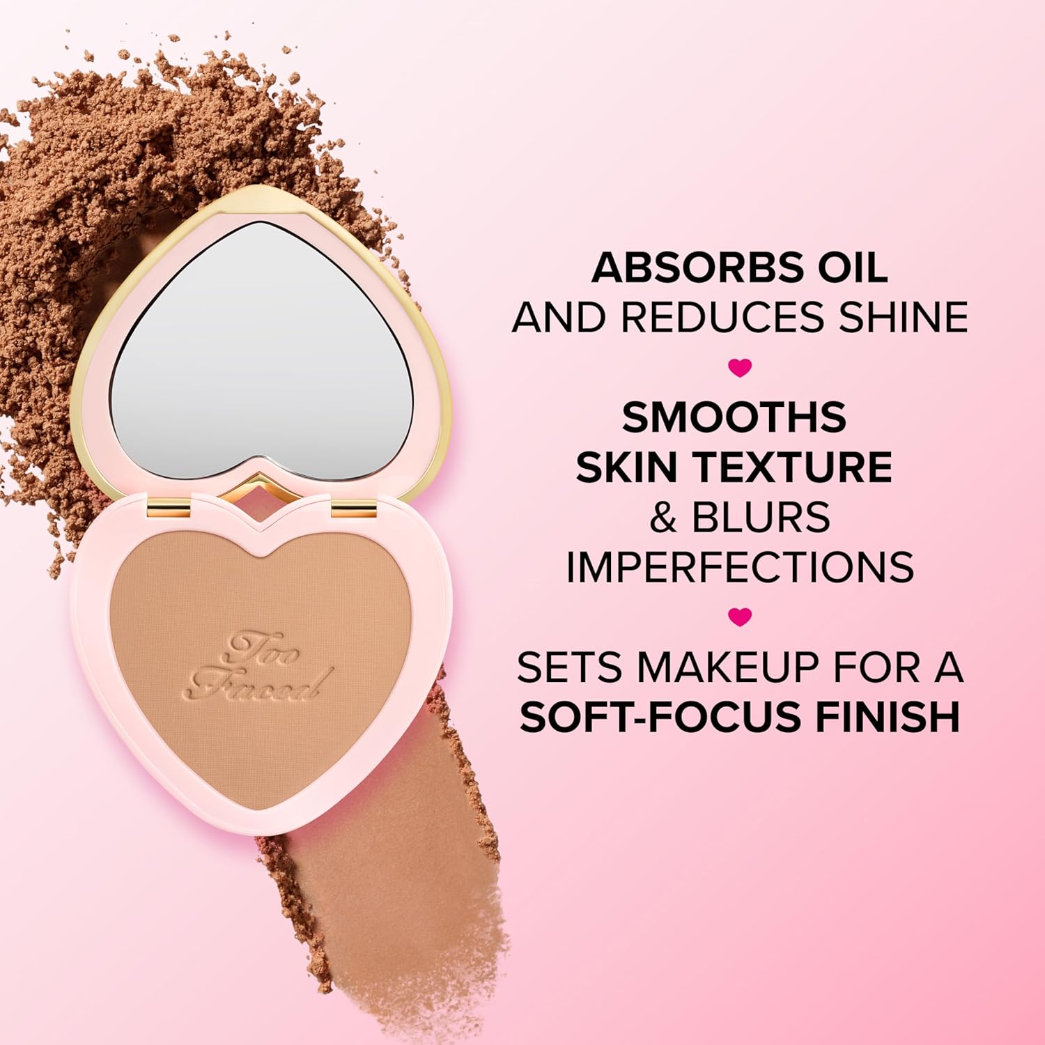 Too Faced Born This Way Soft Blur Flexible Finish Setting Powder | Blurring, Silky Smooth Pressed Powder Formula + Soft Focus Finish, Non-Comedogenic, 0.16 Ounce - Image 5