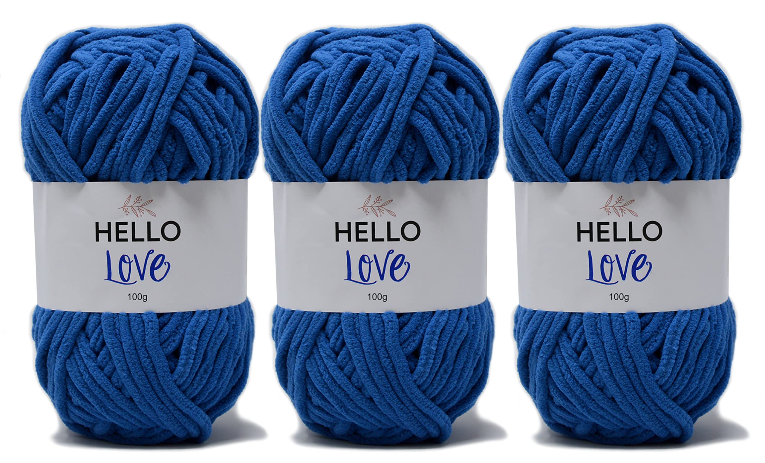 Hello Love - Baby Blanket Yarn 300g - Dolphin Blue