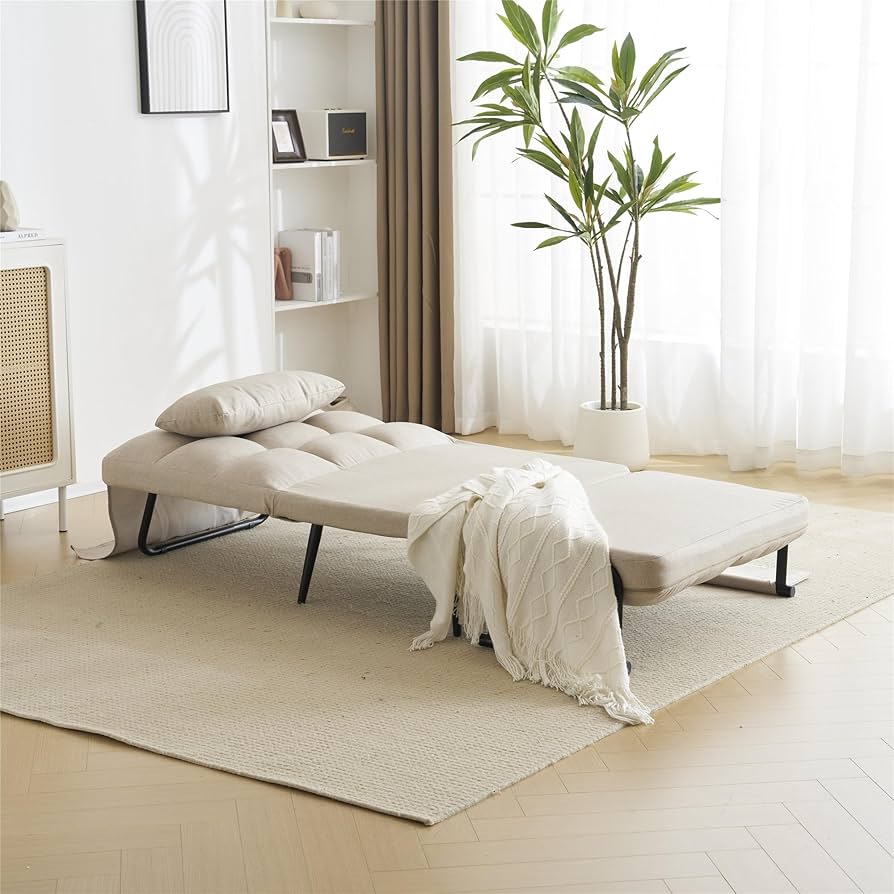 ソファベッド折りたたみ 3WAY ファブリック生地 肘付きカウチ リクライニング ソファベッド 折りたたみ 3WAY ファブリック生地 カウチソファー