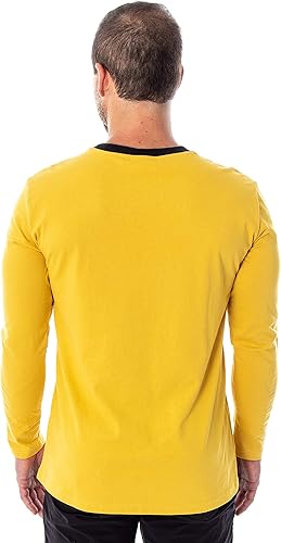 Miniatura 3 de Star Trek The Original Series - Disfraz TOS para hombre, camiseta de manga larga, Capitán Kirk, Spock