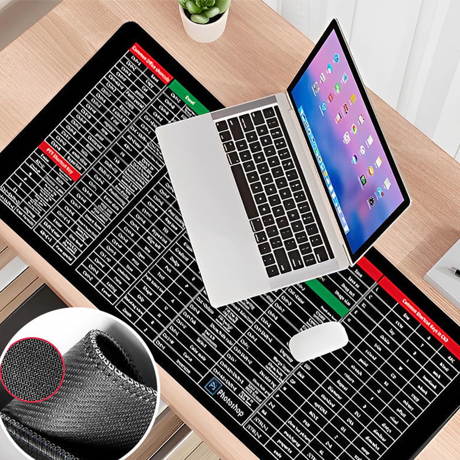 Excel Shortcut Mouse Pad Amazon Excel Cheat Sheet Mouse Pad 300x800mm ...