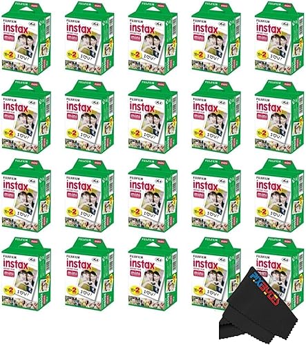 Miniatura 7 de FUJIFILM Instax Mini Película Instantánea Paquete Doble (Blanco), 20 Fotos