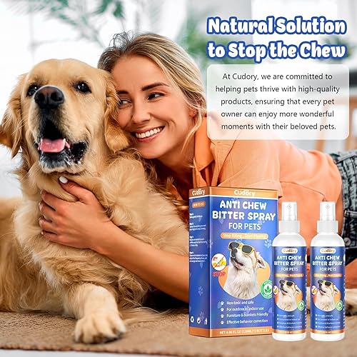 Miniatura 8 de 2 unidades de spray de manzana amarga para perros para dejar de masticar, sin masticar en aerosol para perros y gatos, protege muebles, zapatos,