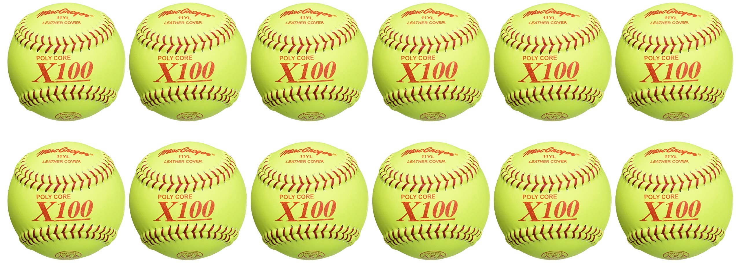 MACGREGOR ASA Fast Pitch Softball (One Dozen)