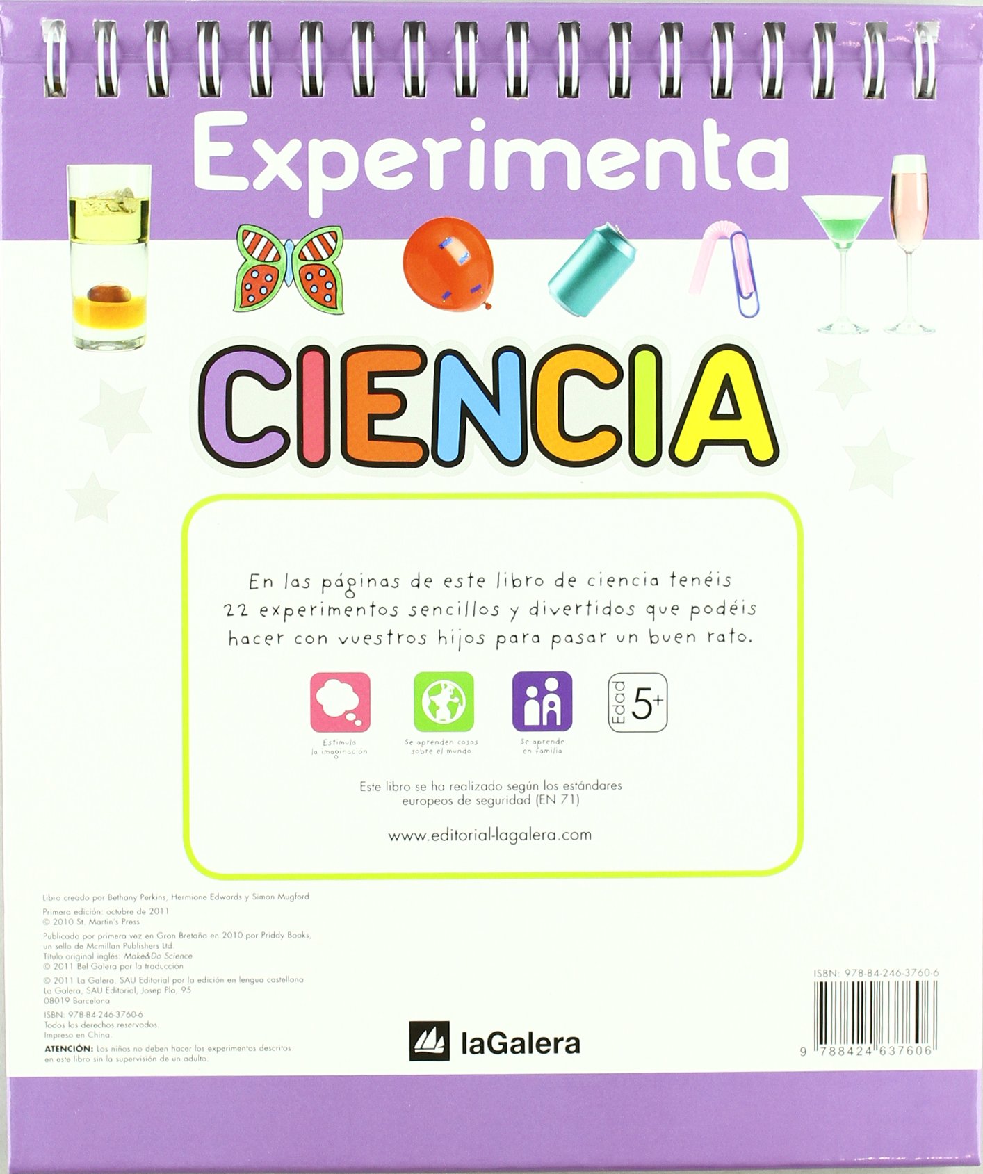 Experimenta ciencia / Make & Do Science: Experimentos sencillos para niños / Simple Experiments for Kids: 43