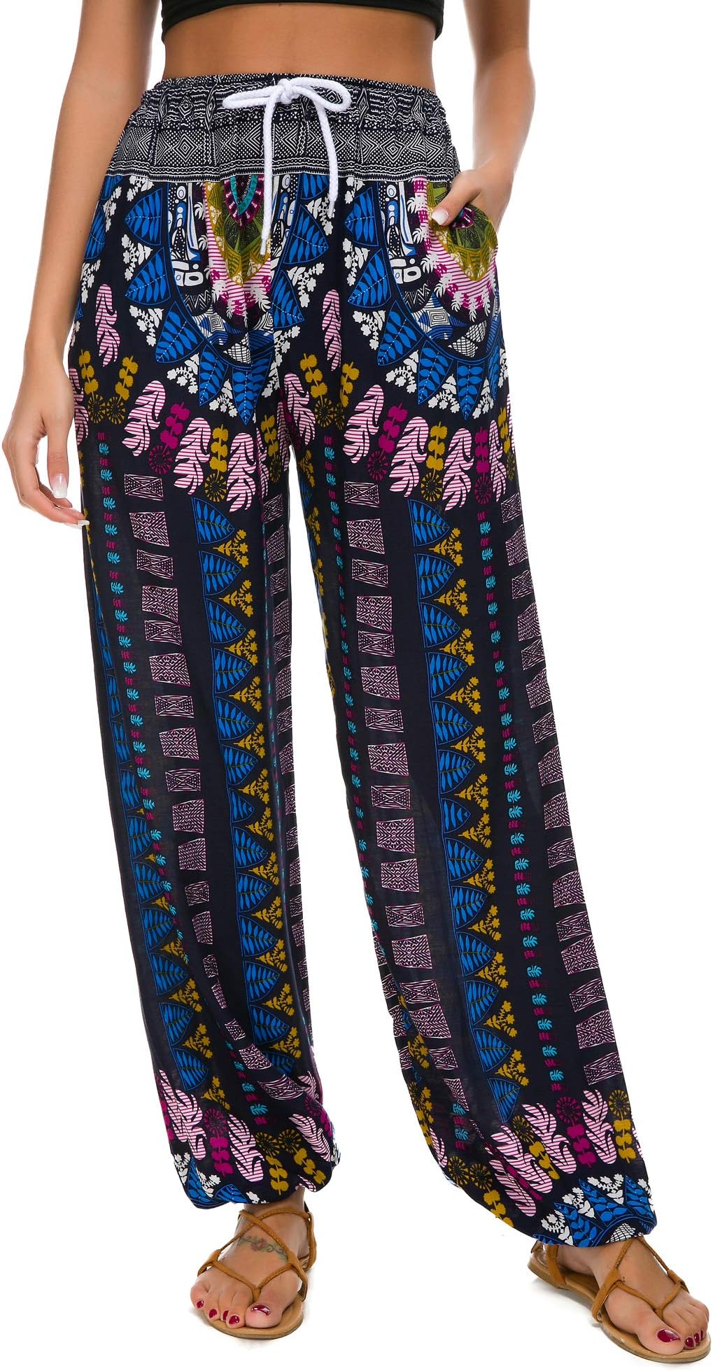 Urban GoCoWomen Boho Harem Pants Hippie Trousers