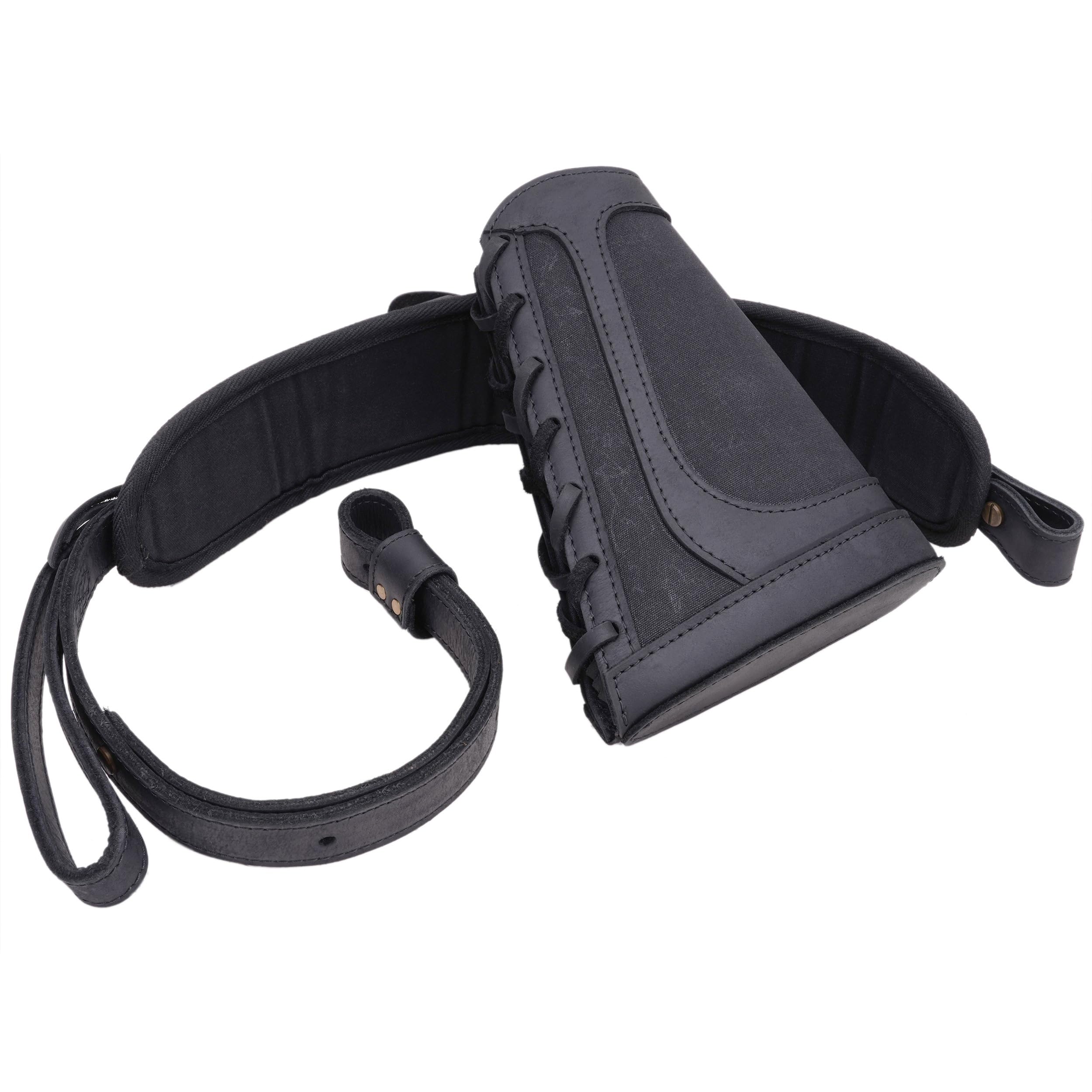 1set Rifle Cheek Rest Pad Buttstock with Matched Gun Sling Ammo Shell Holder for .308 .30-06 .45-70MAG