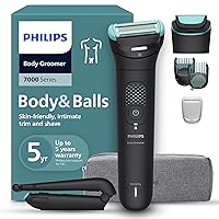 Philips Bodygroom Serie 7000 - Rifinitore per uomo, testina flessibile 2D