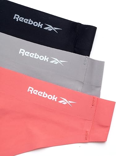 Miniatura 3 de Reebok Womens Thong Underwear - 3 Pack Sexy Cut Seamless Thongs for Women - Breathable Stretch Performance Womens Underwear
