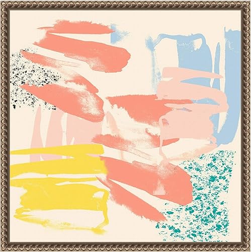 Miniatura 15 de Amanti Art Framed Canvas Wall Art 22x22 Retro Op II by Jennifer Goldberger, Framed Wall Art Canvas, Abstract Artwork, Traditional Decor, Medium