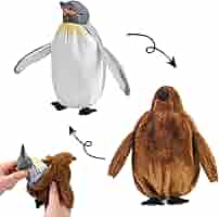 希少　子育てペンギンぬいぐるみ　卵入り赤ちゃん他1匹　あたため Amazon.co.jp: Irokasbar リバーシブル ペンギン ぬいぐるみ