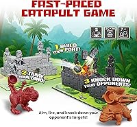 Vista 2 de Catapult Feud - Juego base, expansiones y accesorios (expansión del paquete dinosaurio)