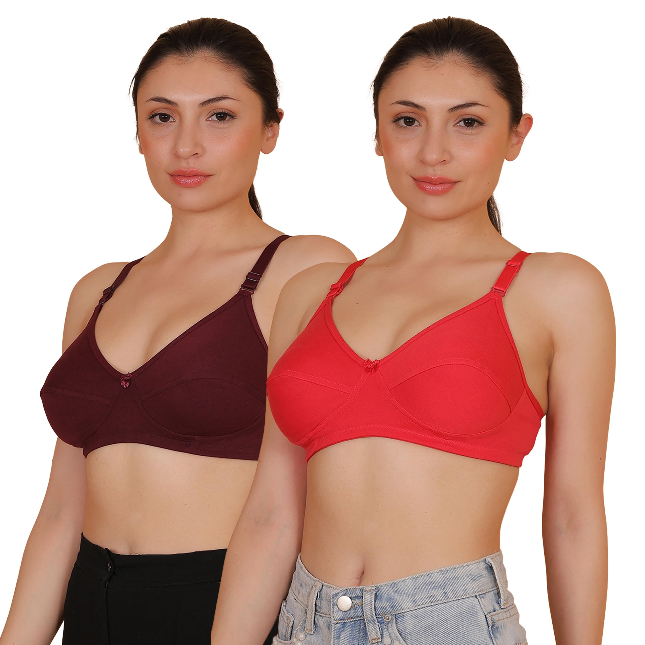 Women Non Padded Bra | Comfortable Bra for Daily Use | Best Everyday Bra | T-Shirt Bra for Daily Use Pack of 1-image-19