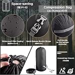 Azarxis Compression Stuff Sack Water-Resistant Ultralight Sleeping Bag Storage Bag Space Saving Gear for Traveling Camping Hiking Backpacking