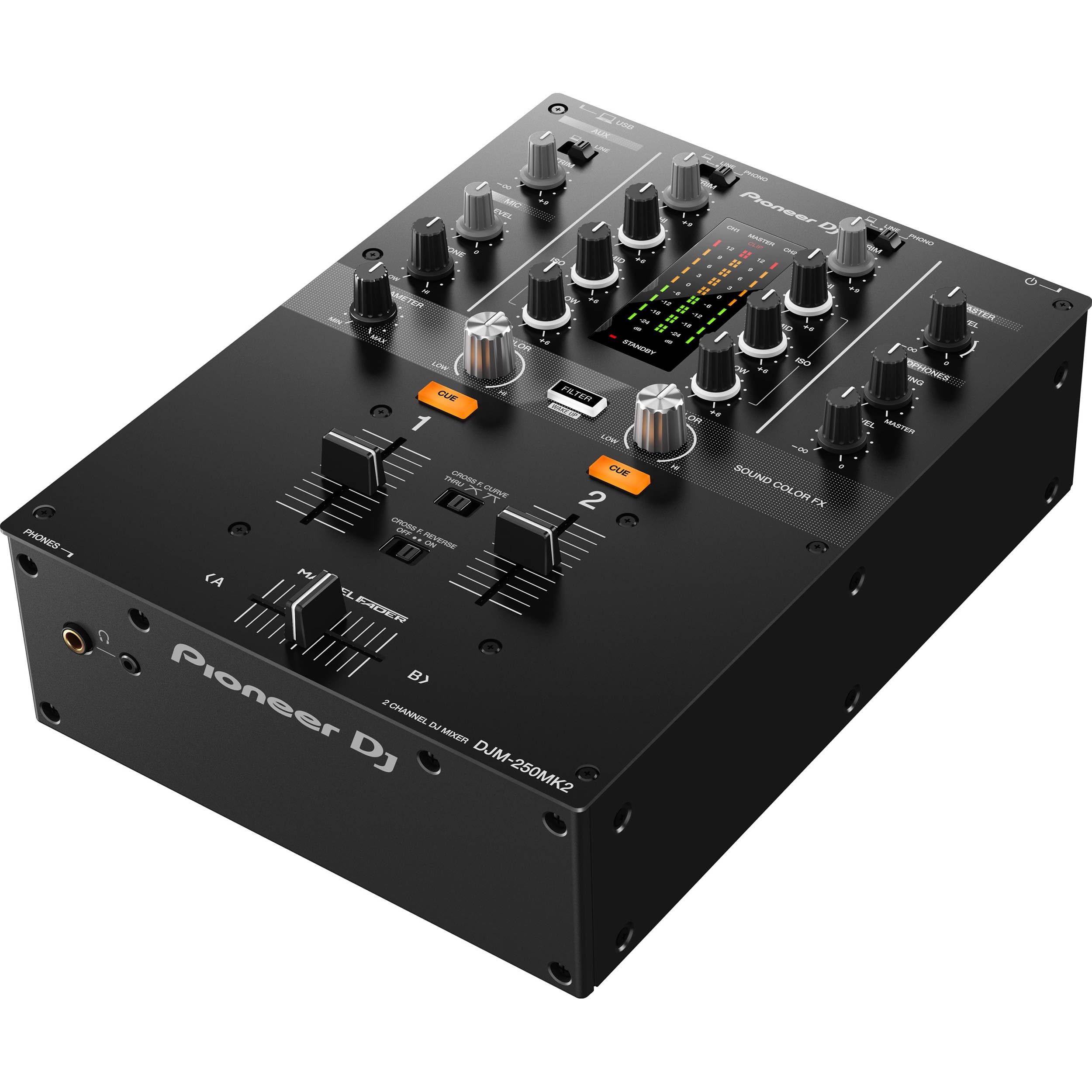 Stanton T.62 & Pioneer DJM-250MK2 セット Amazon.com: Pioneer DJM-250MK2 2-channel DJ Mixer with