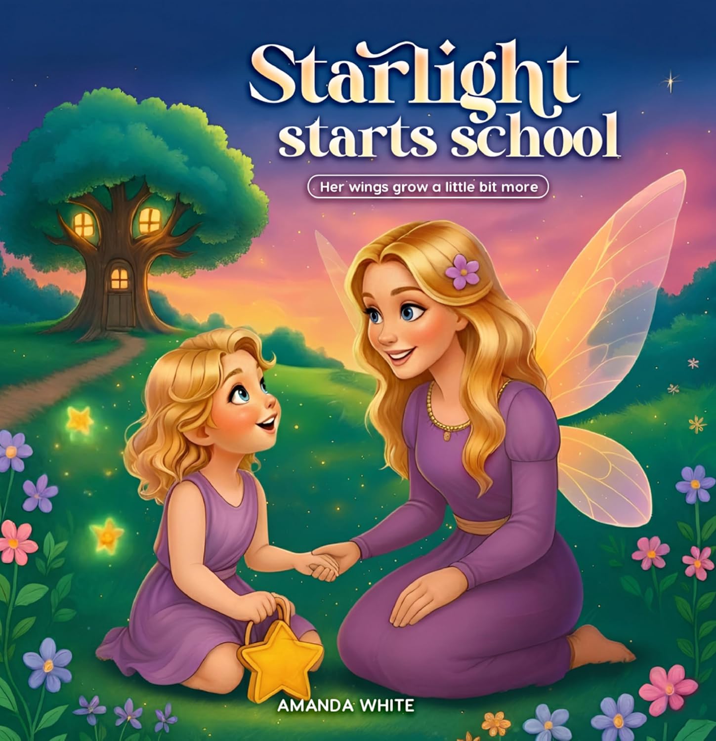 Starlight Starts School: Her Wings Grow A Little Bit More (The Starlight Fairy Collection Book 2)
