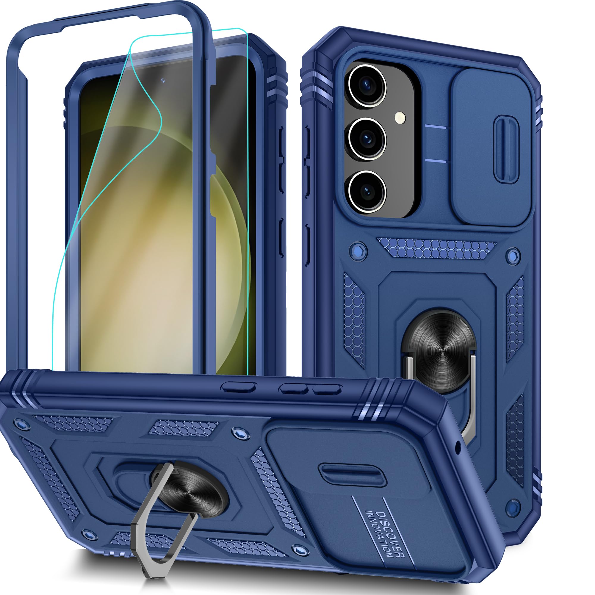 Kompatibel mit Samsung Galaxy Hülle, Eingebetteter Ständer Militärgrad Schutzhülle Handyhülle Starke Stoßfestigkeit Samsung Schutzhülle Samsung Galaxy case Cover