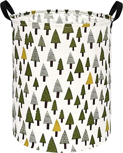 Miniatura 13 de Cesta redonda para ropa sucia, cestas de almacenamiento para guardería, cestas de regalo para el hogar, oficina, decoración del hogar