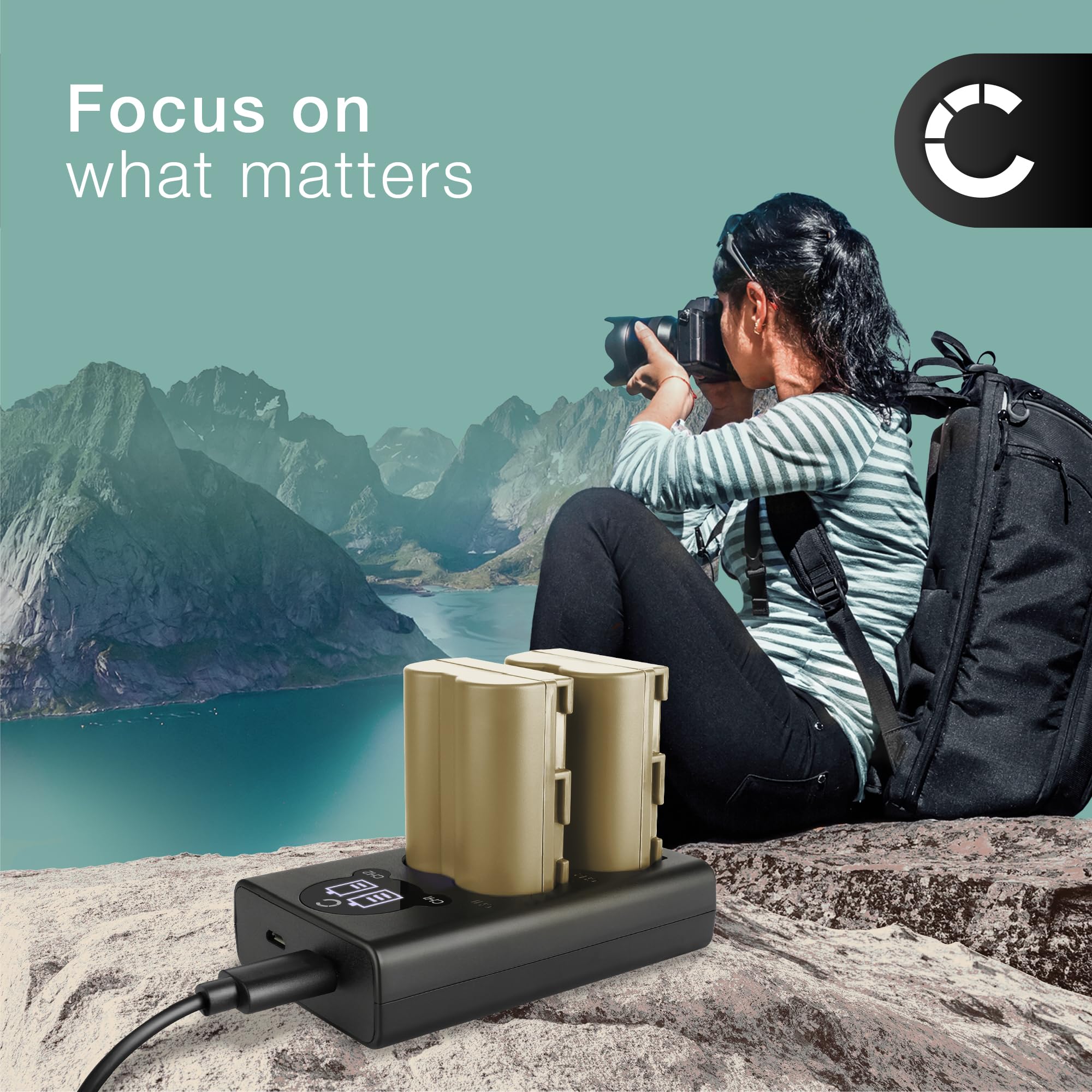 CELLONIC 2X Akku kompatibel mit Canon PowerShot G5, G2, G6, Pro1, BP-508