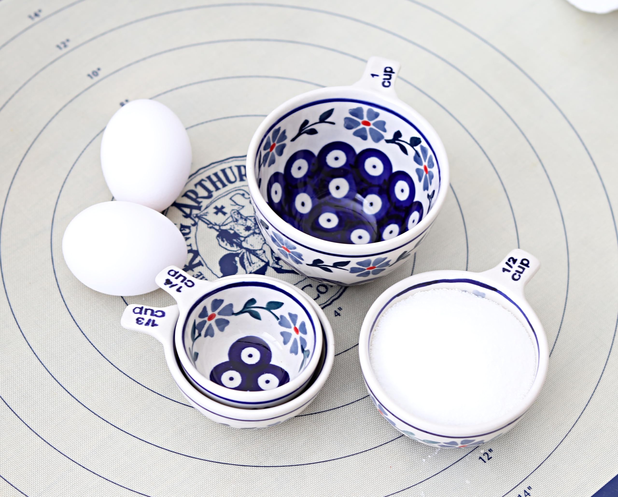 Eastwood Universal Reuseble Mixing Cups with Measuring Marks 2-1/2 Qt 5 PC Set