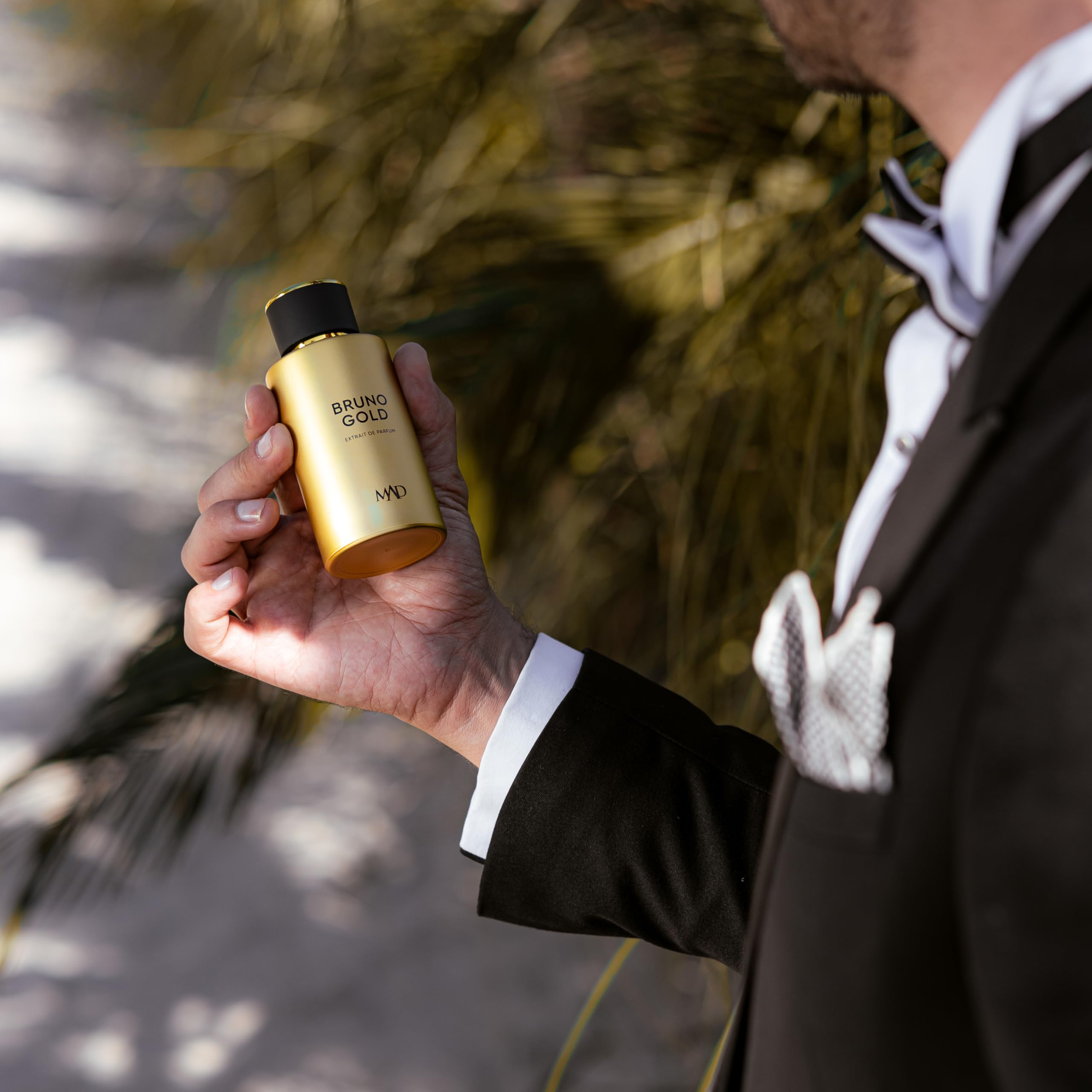 MAD Bruno Gold Unisex Extrait de Parfum 100 ml – Apfel,Pfirsich&Sandelholz | Chypre & Fruchtig