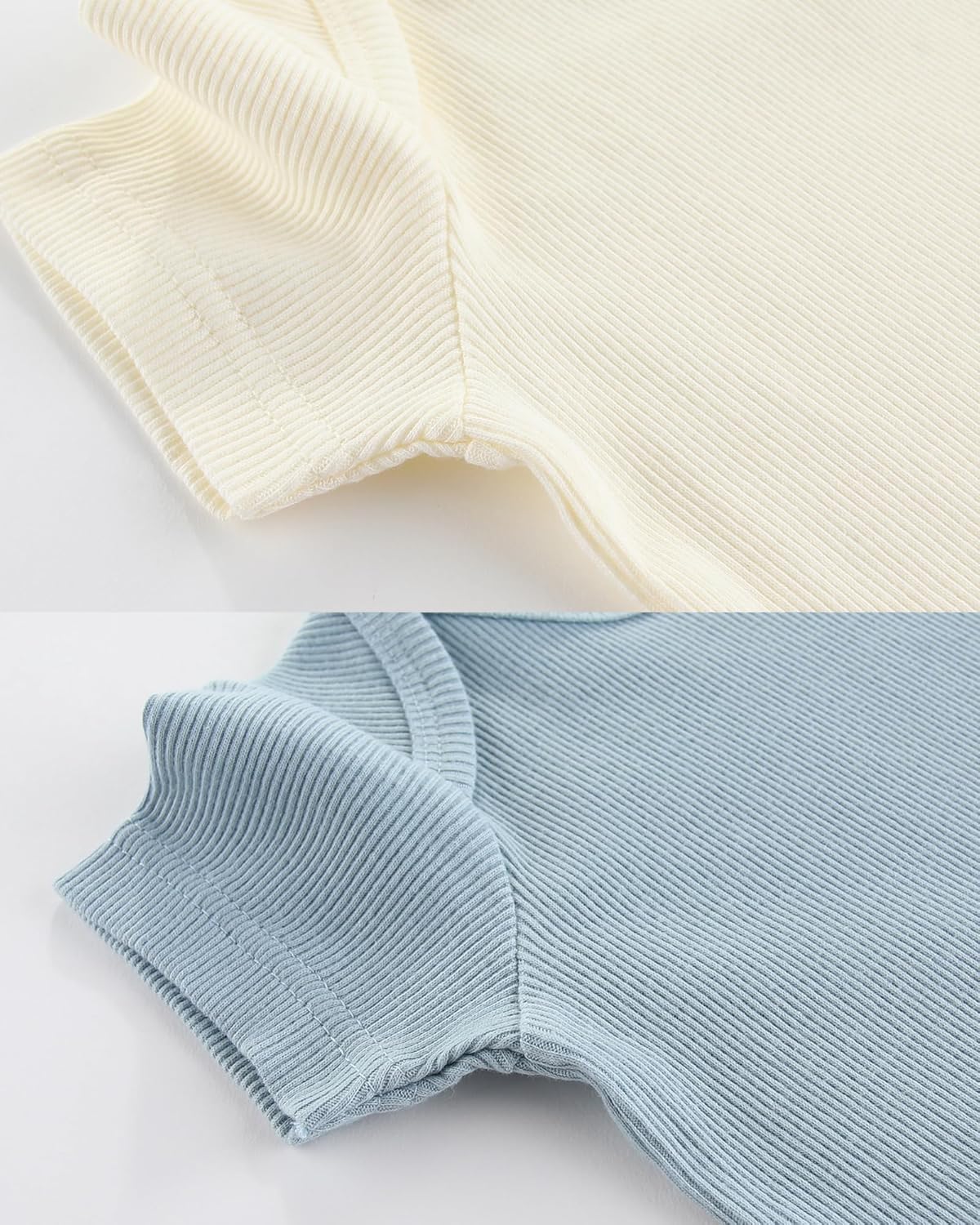 ZAVBABY Newborn Baby Boy Girl Bodysuits Short Sleeve Summer Infant Clothes 0-12 Month - Image 4