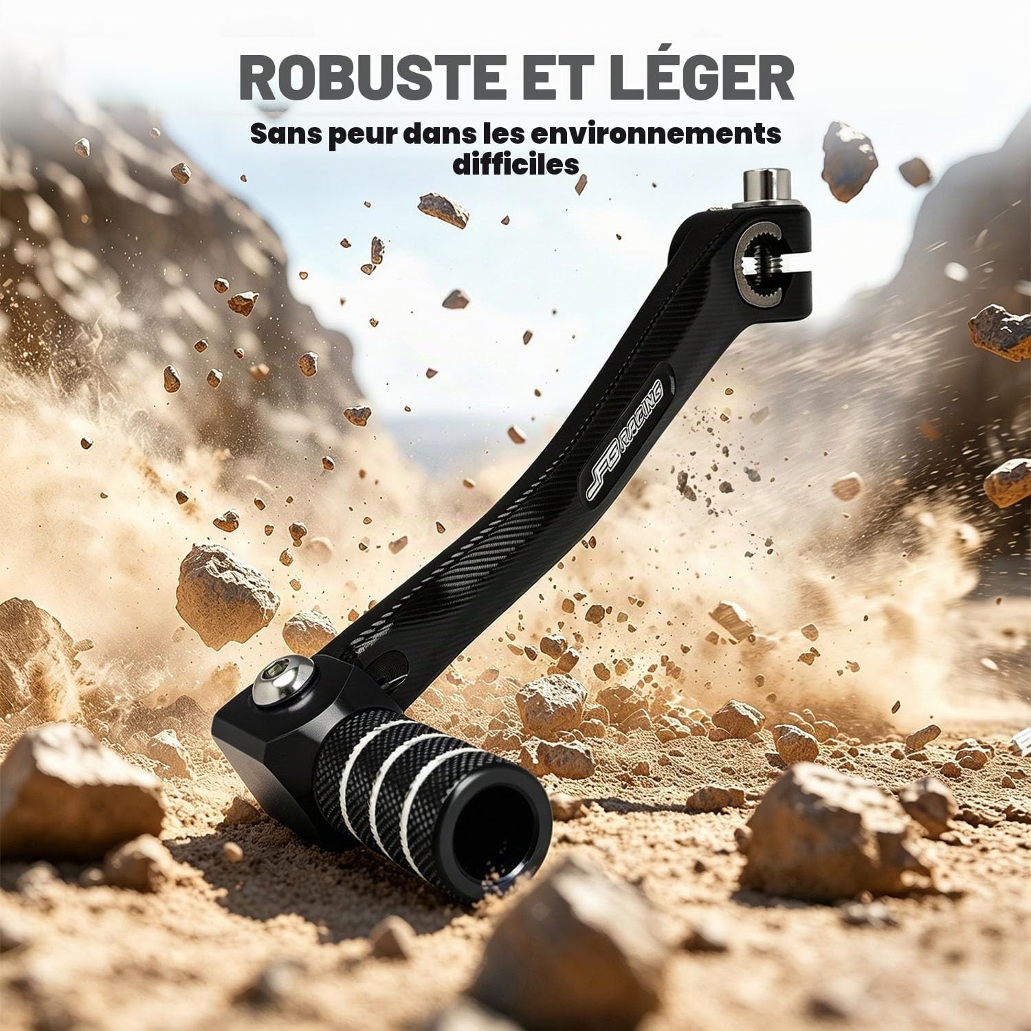 Levier de Vitesse de Moto,Levier de Vitesse Pliable en Aluminium CNC-Noir | pour Dirt Pit Bike 50cc-125cc XR50 CRF50 XR70 CRF70 XR110 CRF110